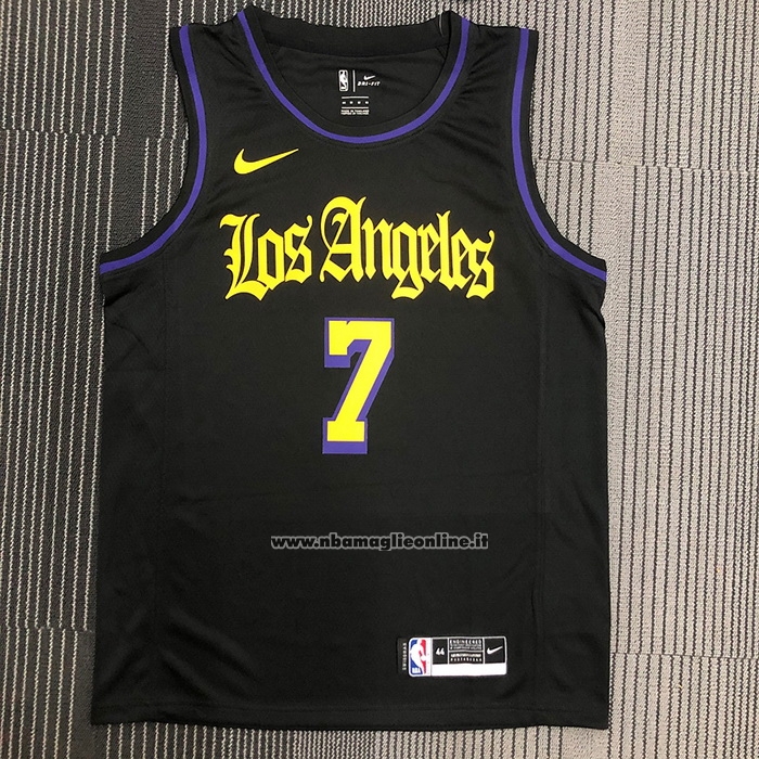 Maglia Los Angeles Lakers Carmelo Anthony #7 Citta 2019-20 Nero